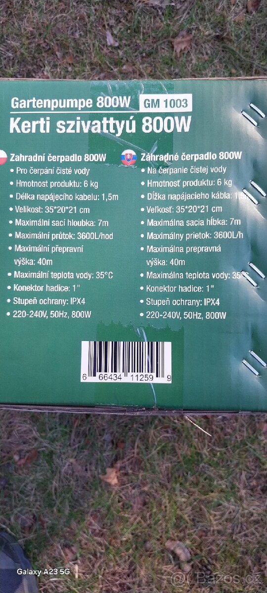 Zahradní čerpadlo - 2