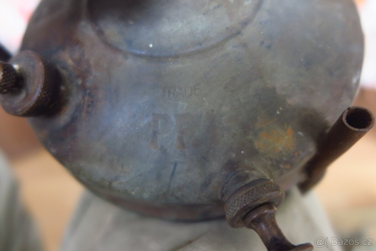 Měděný Primus vařič. - 2