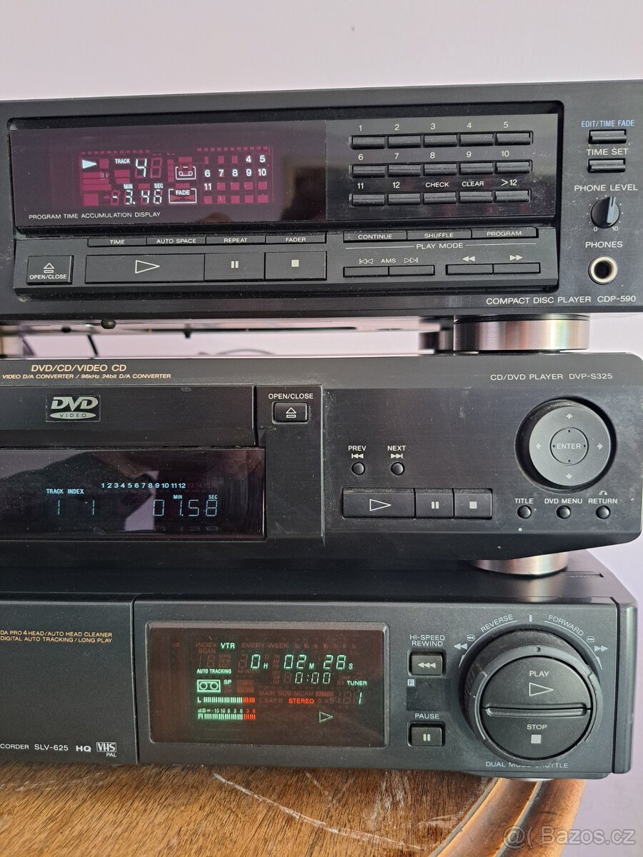 Prodám - SONY CD, DVD, VHS... - 2