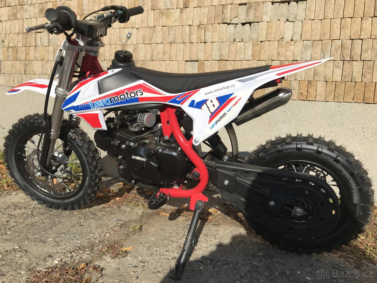 Pitbike Leramotors Spirit 90ccm, automat, od 5 let