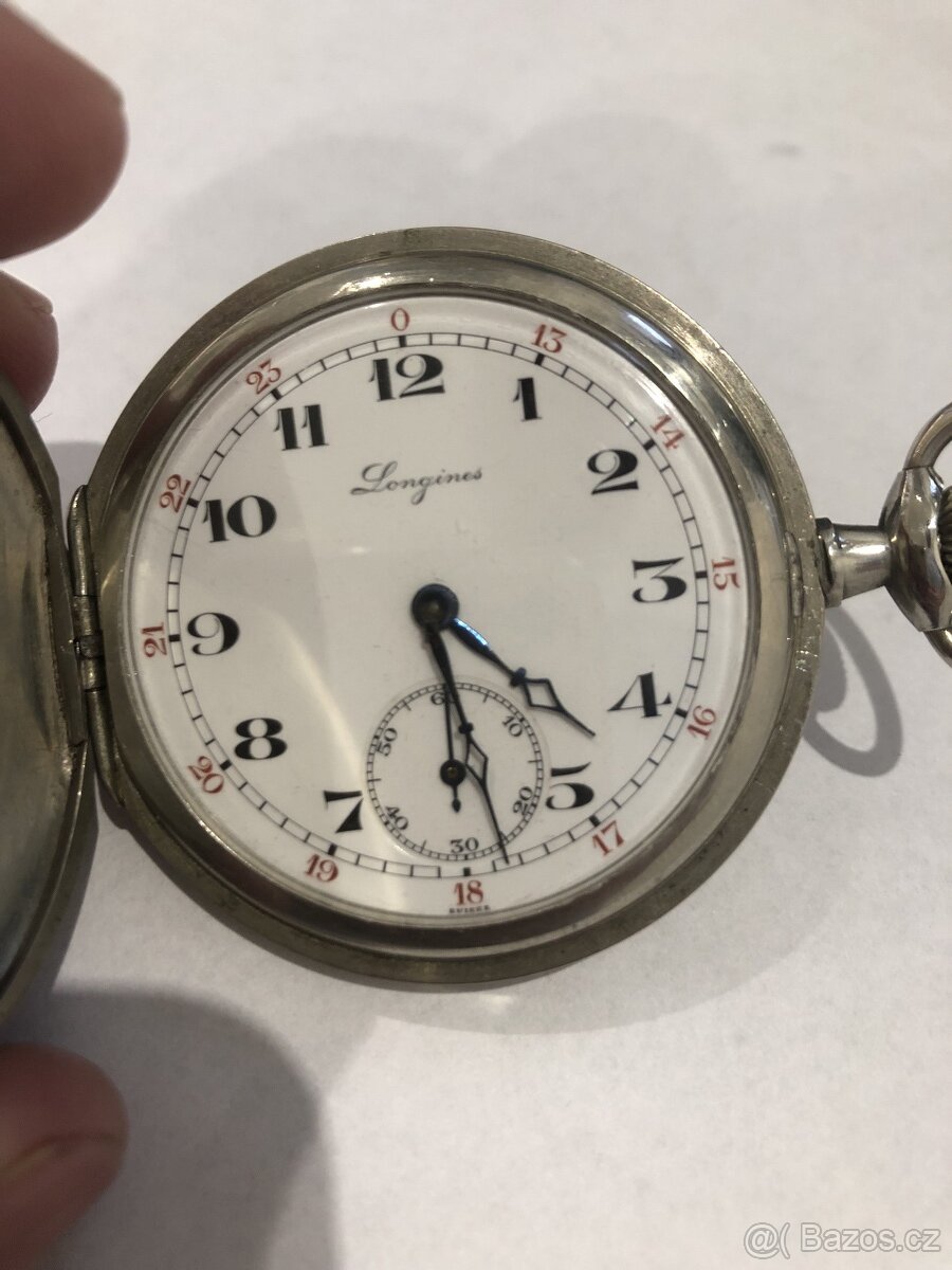 kapesní hodinky LONGINES v oceli top stav - 2