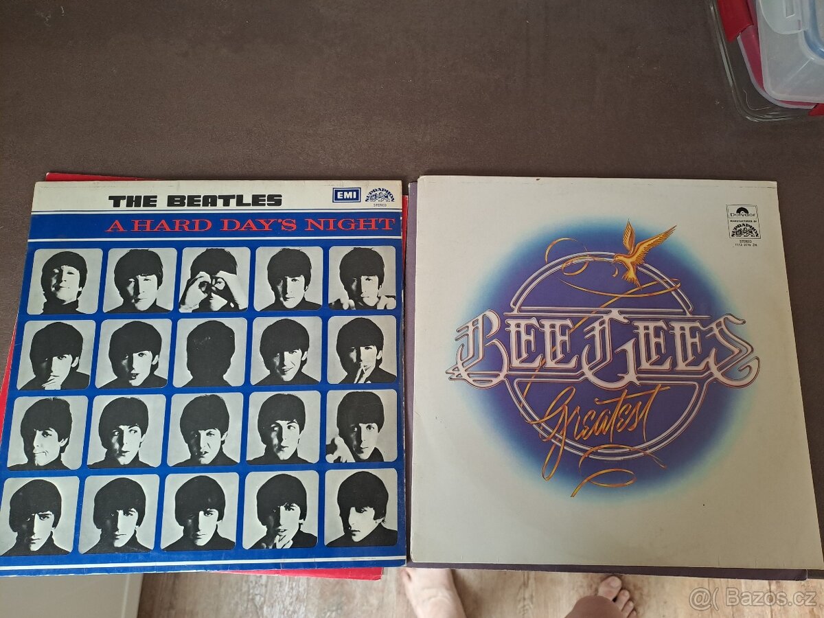 4 vinyl - Beatles, Bee gees, Beach boys - gramoklub - 2