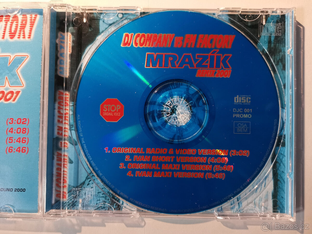 MRAZÍK - REMIX 2001 ( Original CD ) - 2