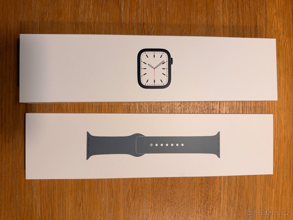 Apple Watch Series 7 – 45mm Midnight GPS + sportovní řemínek - 2