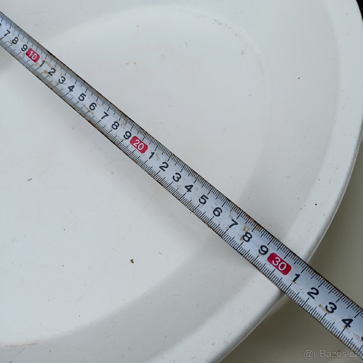 Gastro tácy oválné bílé 30x40 cm - 2