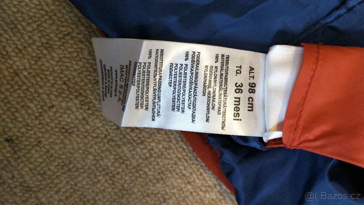 Lehka prosivana jarni bunda Primigi 3 roky - 2