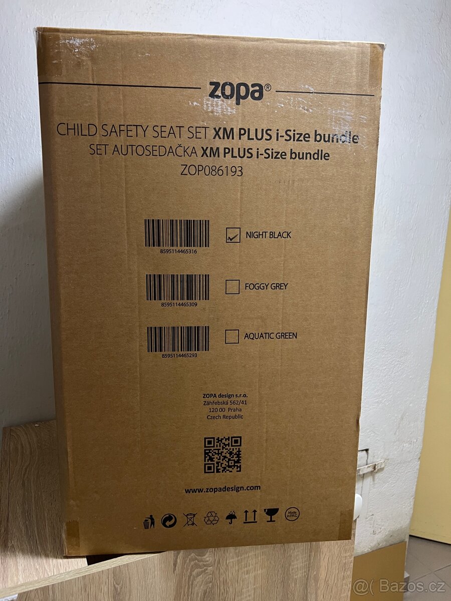 Autosedačka ZOPA Set XM Plus i-Size Bundle - 2
