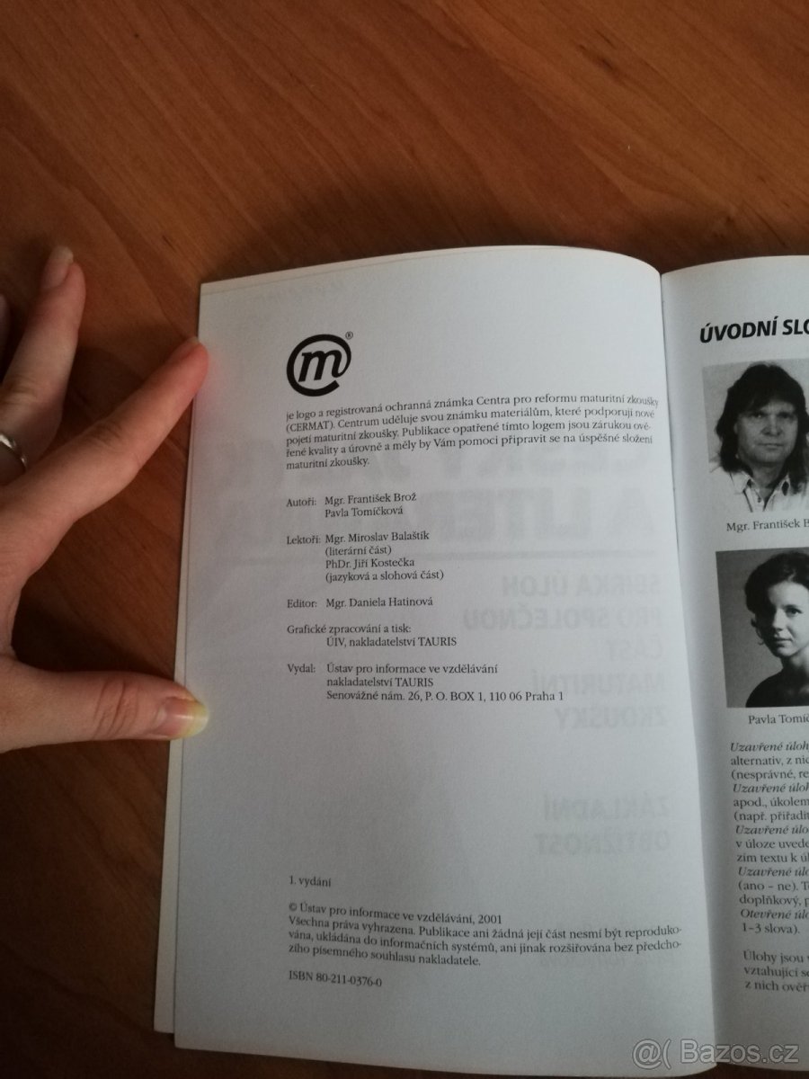 ČJ a literatura. Sbírka úloh pro společnou část maturity. - 2