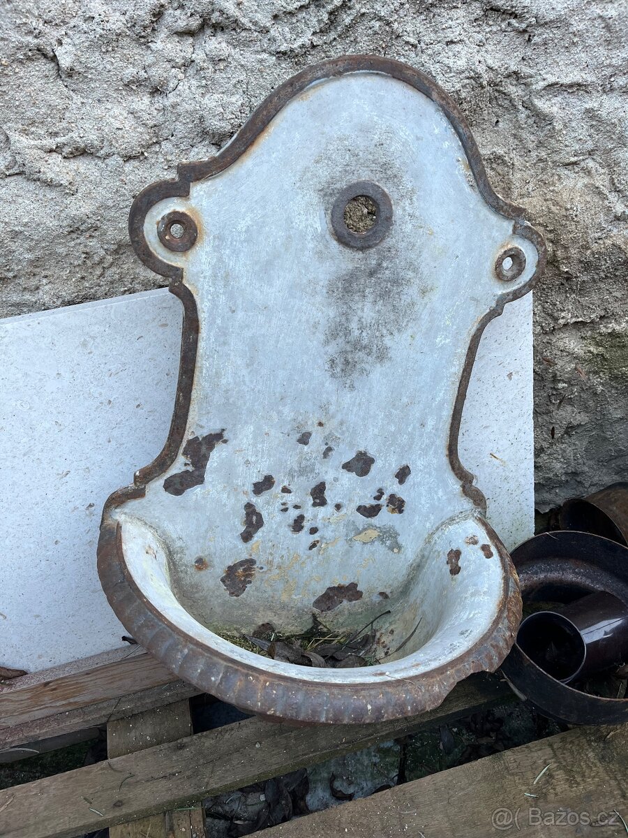 Retro litinová výlevka - 2