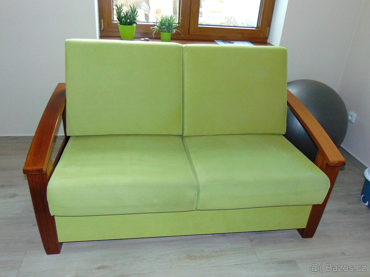 Gauč / pohovka / sedačka a 6 židlí - 2