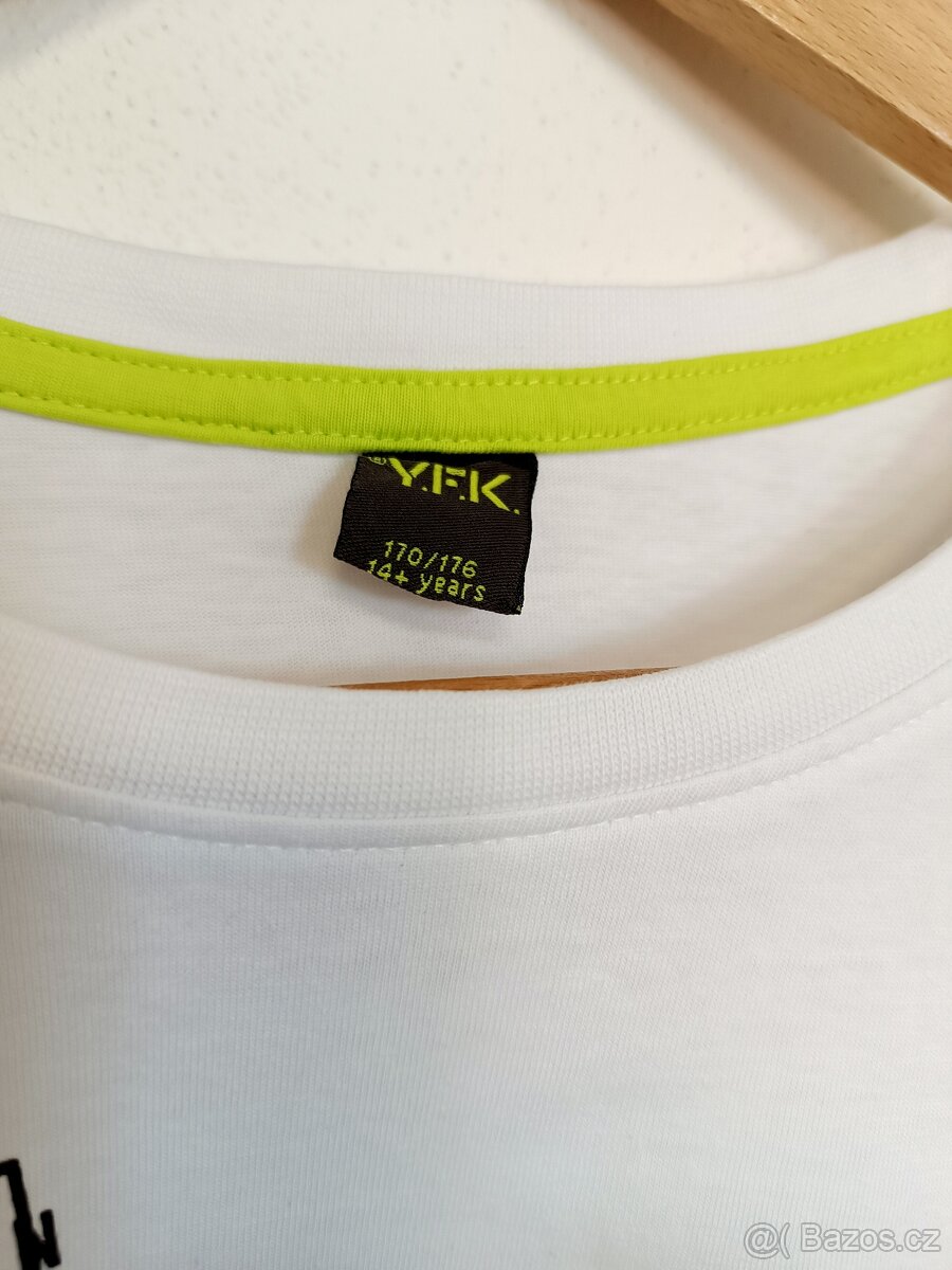 Nové bílé tričko Y.F.K. 170/176 - 2