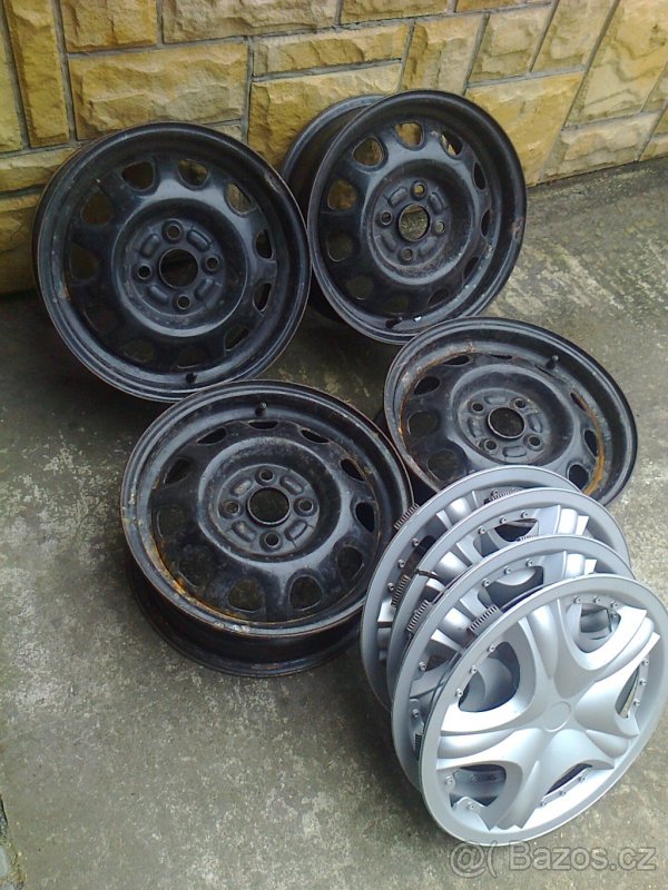 PRODÁM DISKY KOL 4X100, 14, JAKO NOVÉ. - 2
