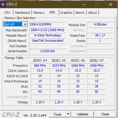 ADATA DDR4 8GB (2x4GB) - desktop RAM - 2