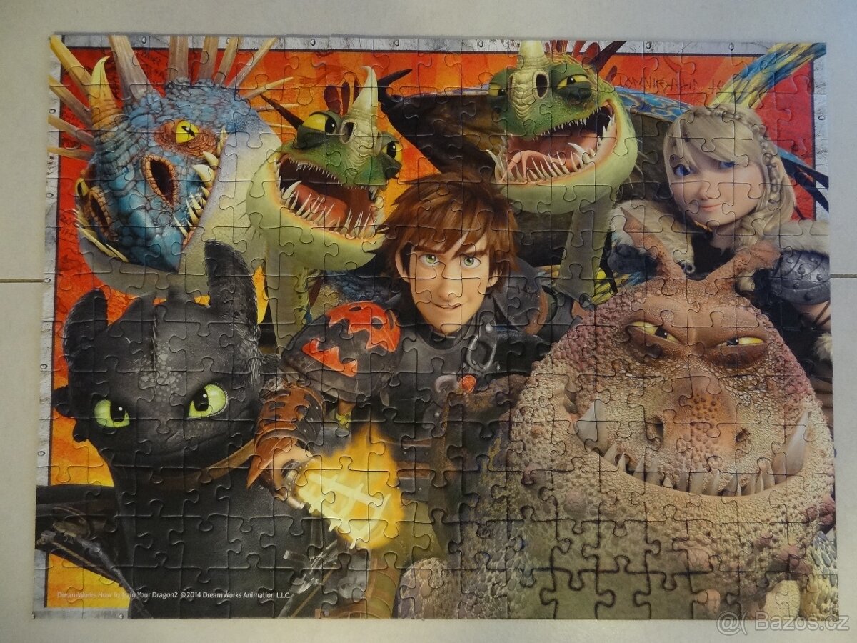 Puzzle Ravensburger Jak vycvičit draka 200 dílků - 2