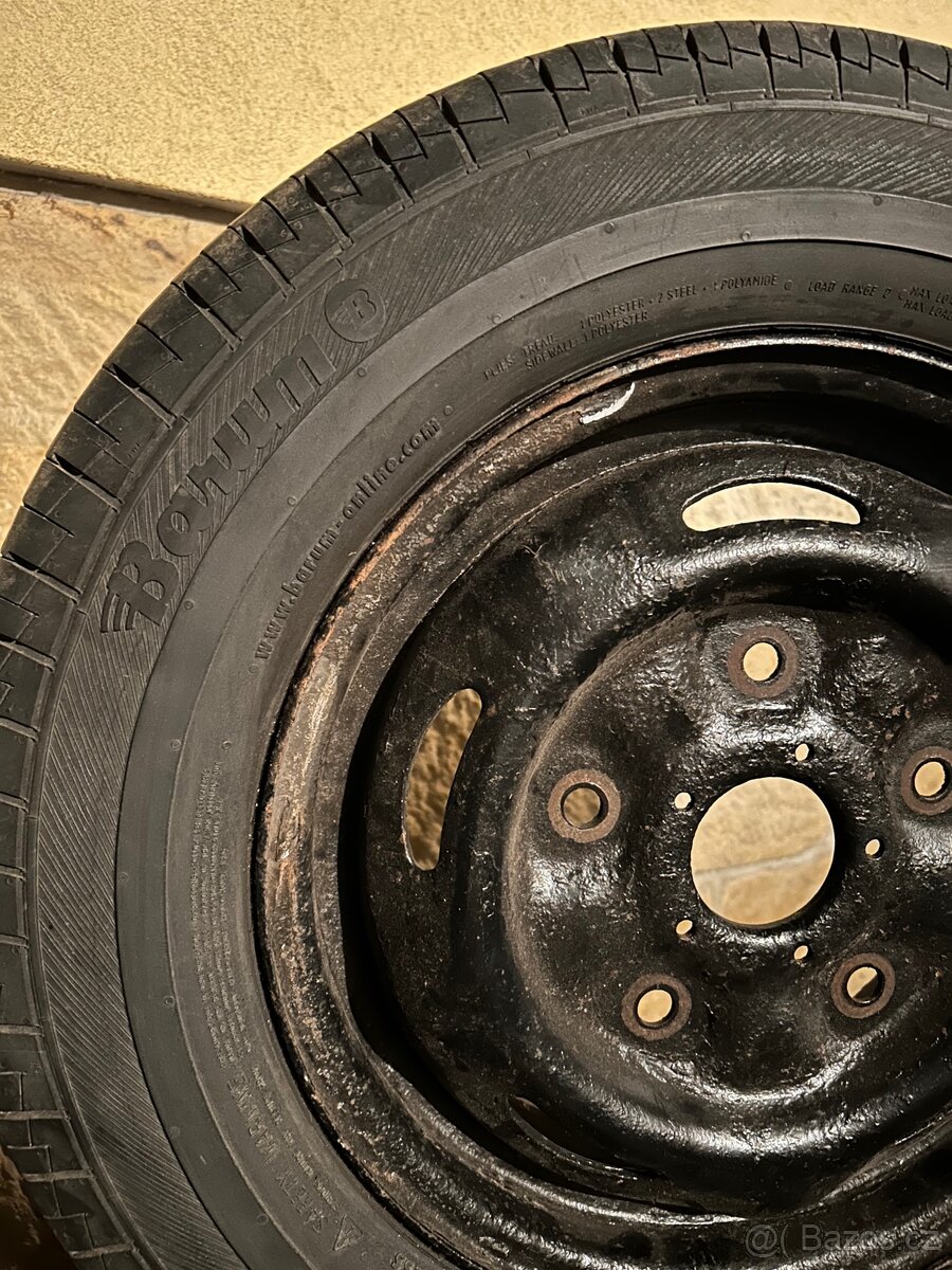 4x letní kola 5,5 mm Barum na dodávku 195/70 R15 C - 2