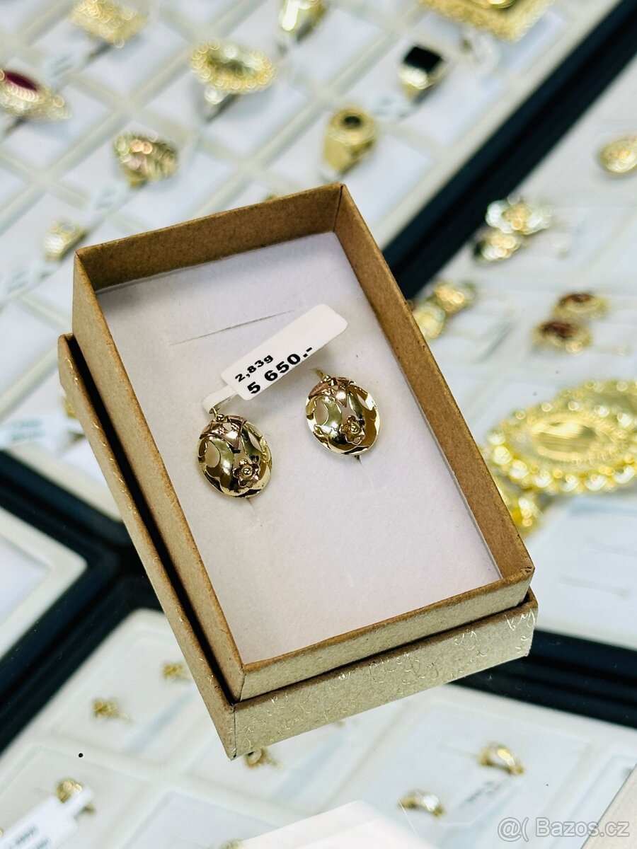 Zlaté náušnice 2,83g - 2