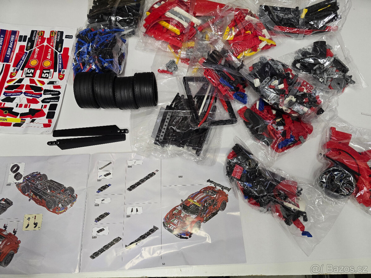 STAVEBNICE 42125 Ferrari 488 GTE (náhrada) - 2