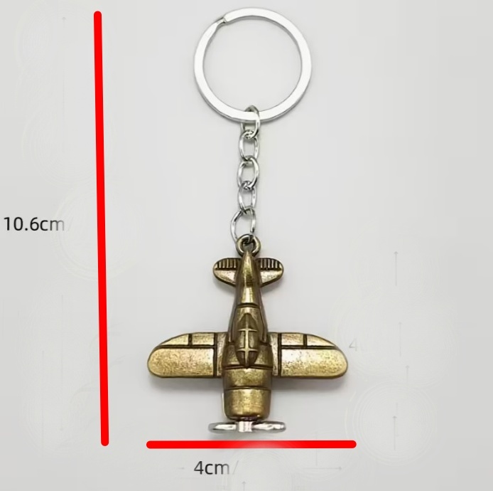 Přívěsek letadlo mosaz - 2