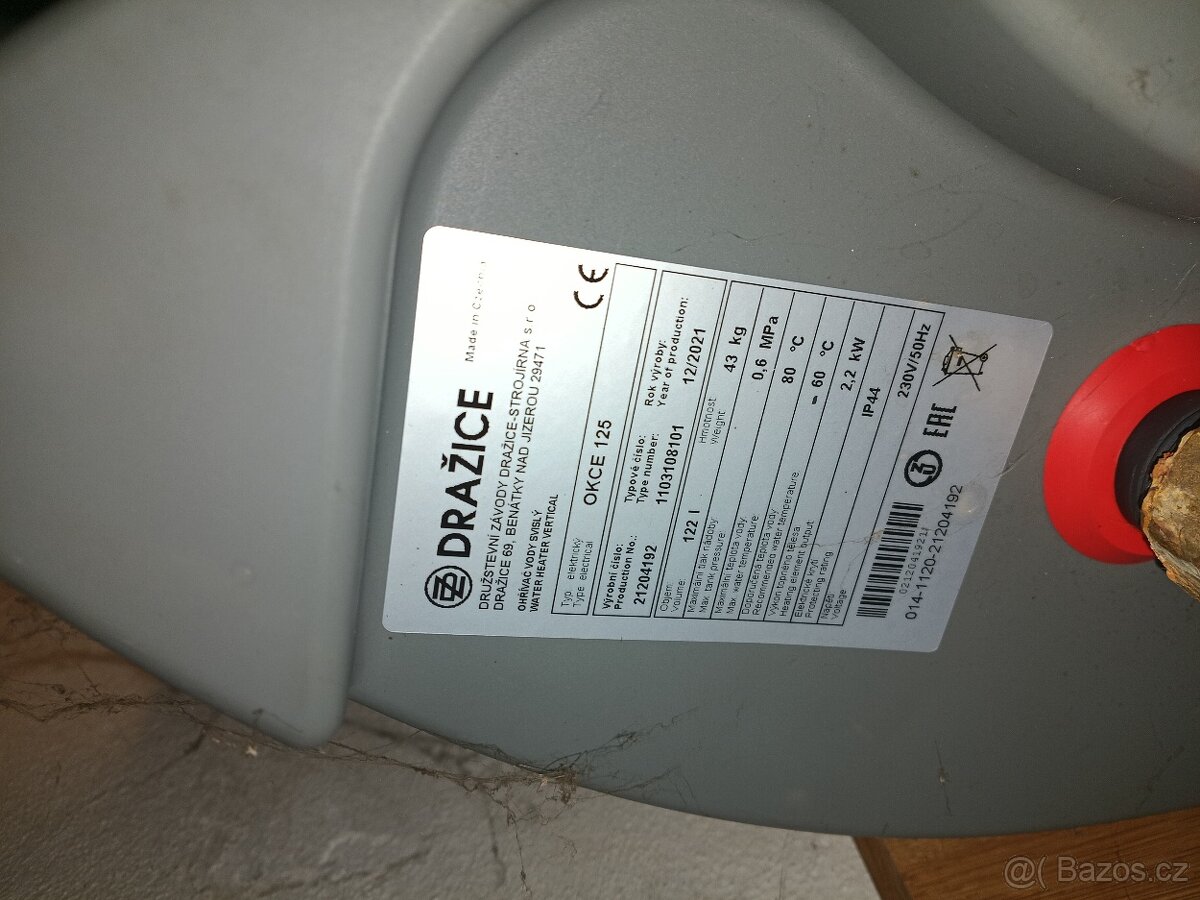 Elektrický bojler 120l - 2