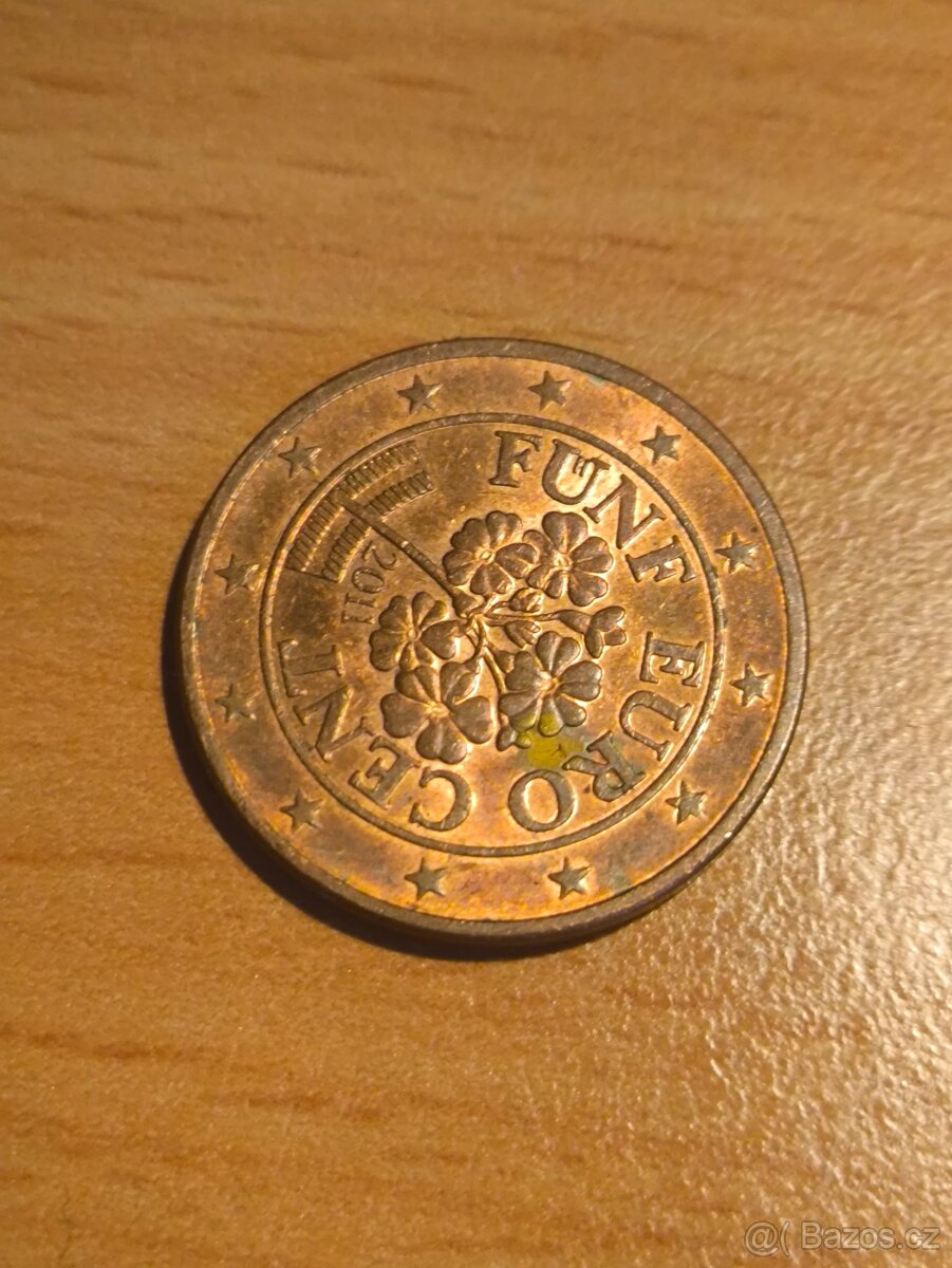 VZÁCNÉ - 5 euro cent RAKOUSKO - 2