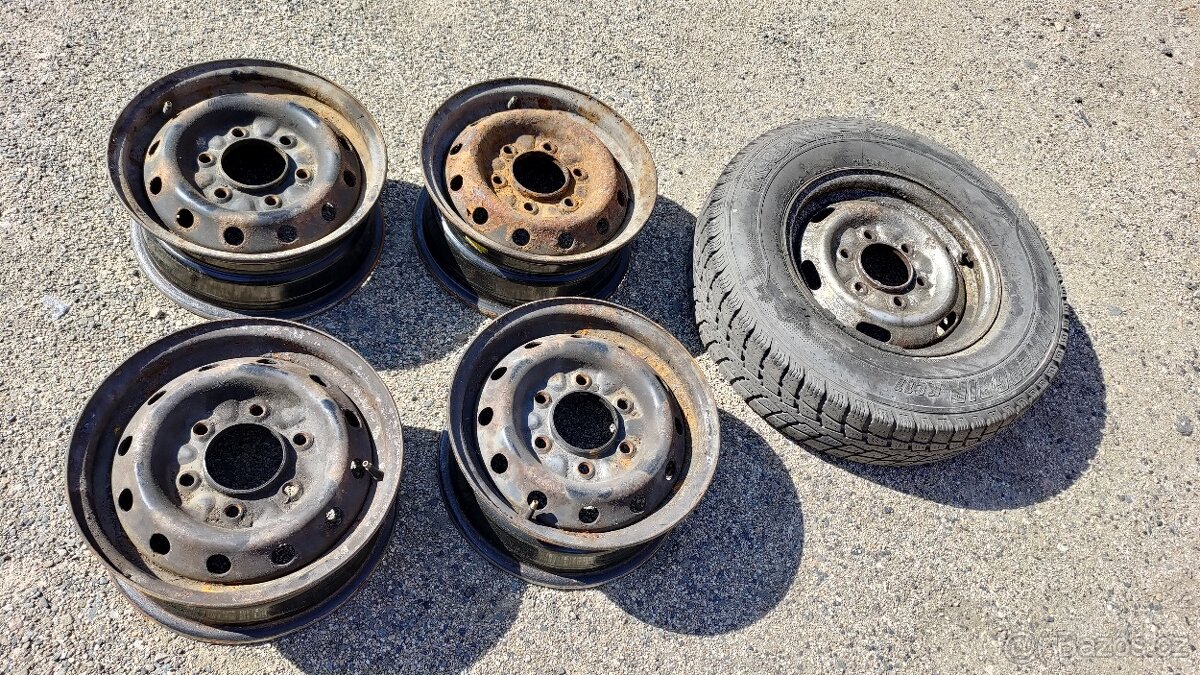 14" plechové disky - KIA PREGIO - 6x139,7 - 2