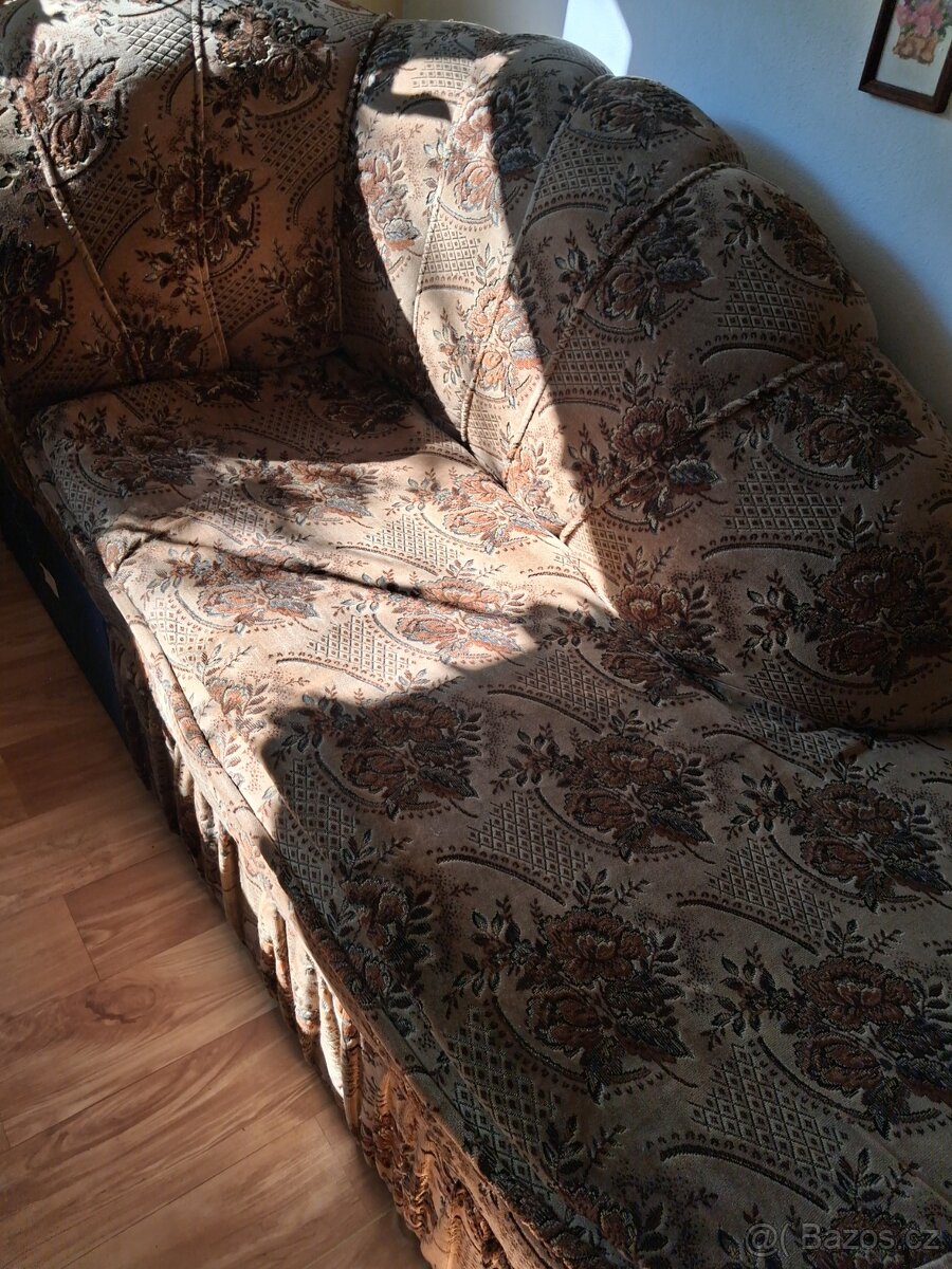 Sedací rozkladaci rohová sedacka - 2