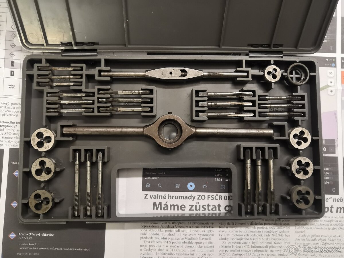 P:sada závitníků narex M0 - 2