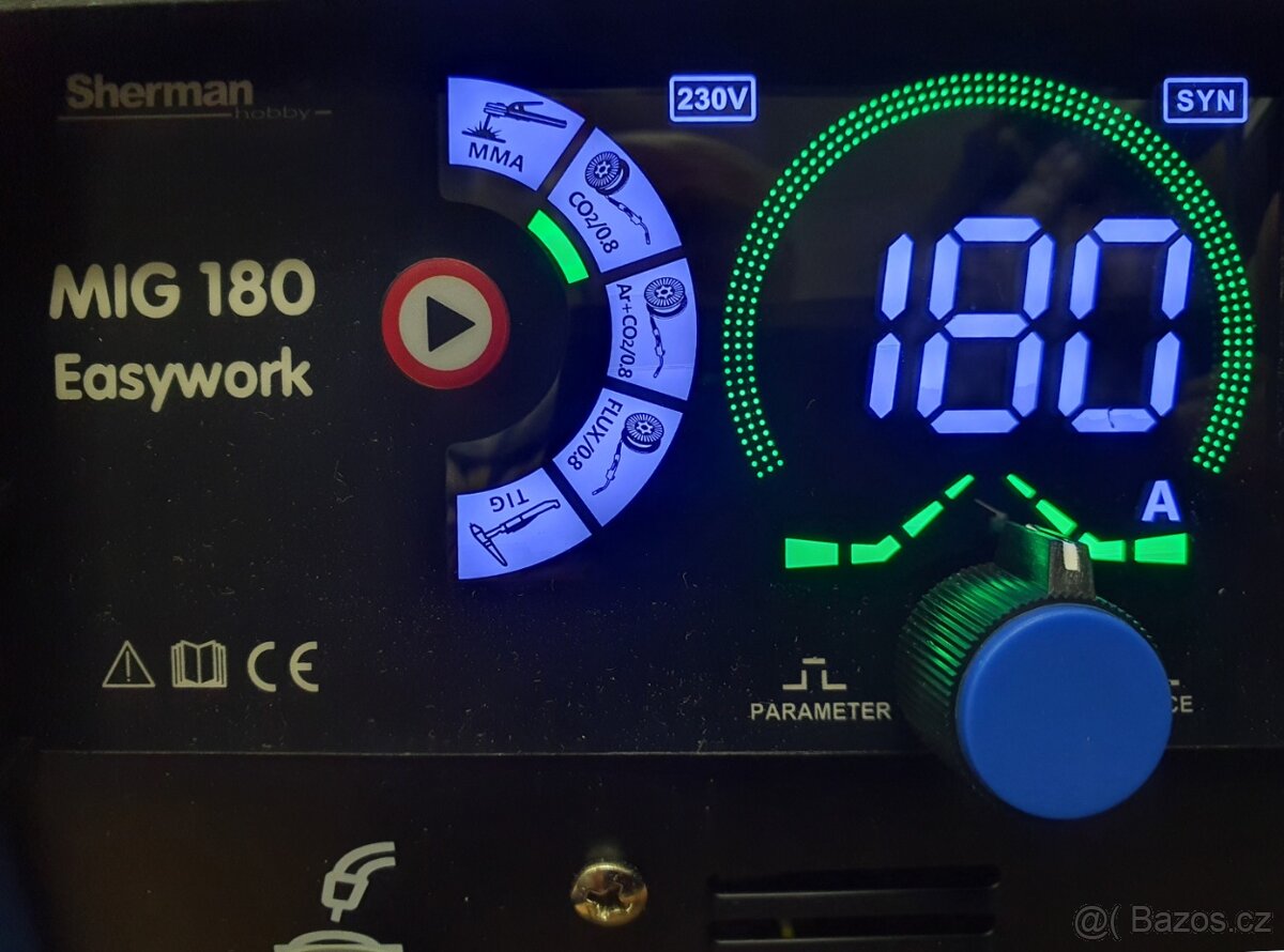 Nová mini CO2 svářečka Sherman MIG 180 Easywork - 2