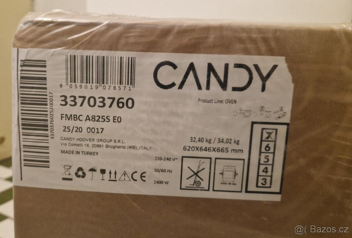 vestavná trouba CANDY, nová zabalená - 2