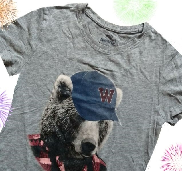 Pěkné tričko s medvědem vel-146/152 - 2