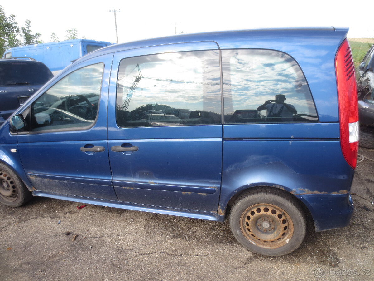 MERCEDES VANEO 1.6 BENZIN - ROK 2002 75 KW díly - 2