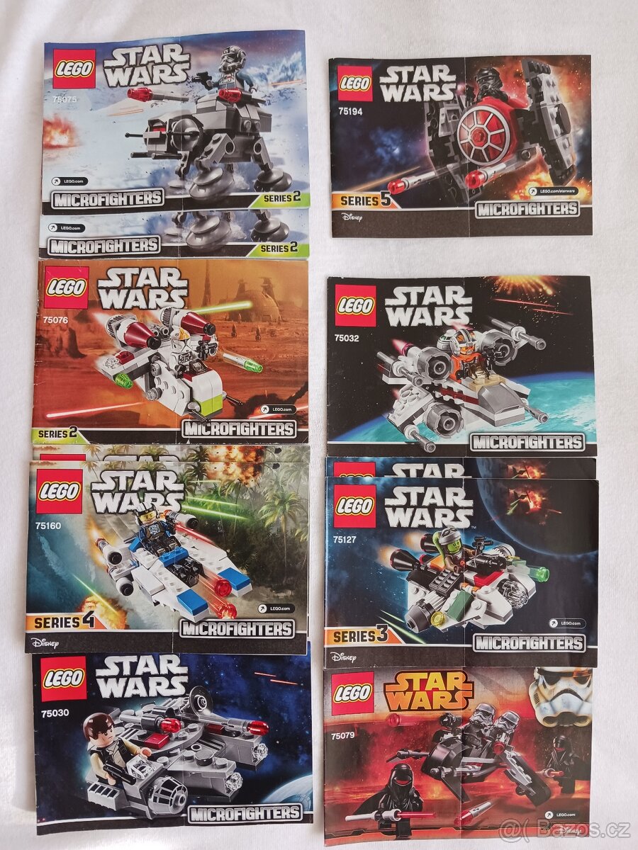 PRODÁM LEGO STAR WARS ORIGINAL NÁVODY. - 2
