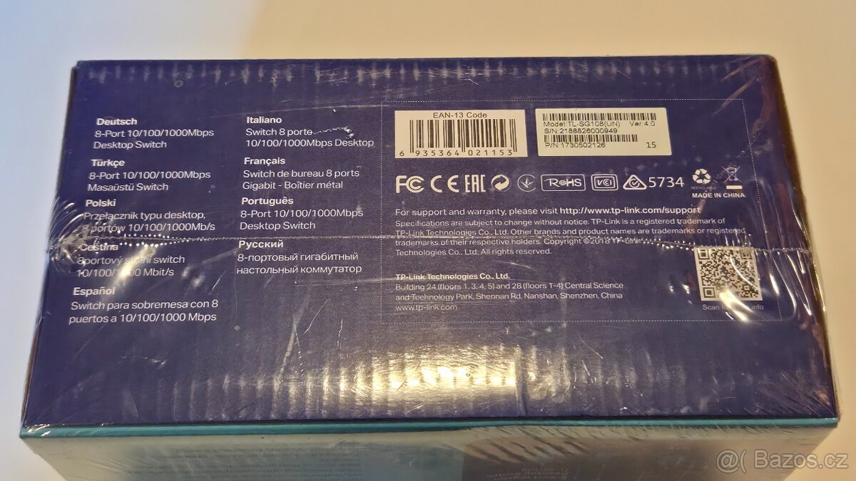 Nový switch TP-Link TL-SG108E - 2