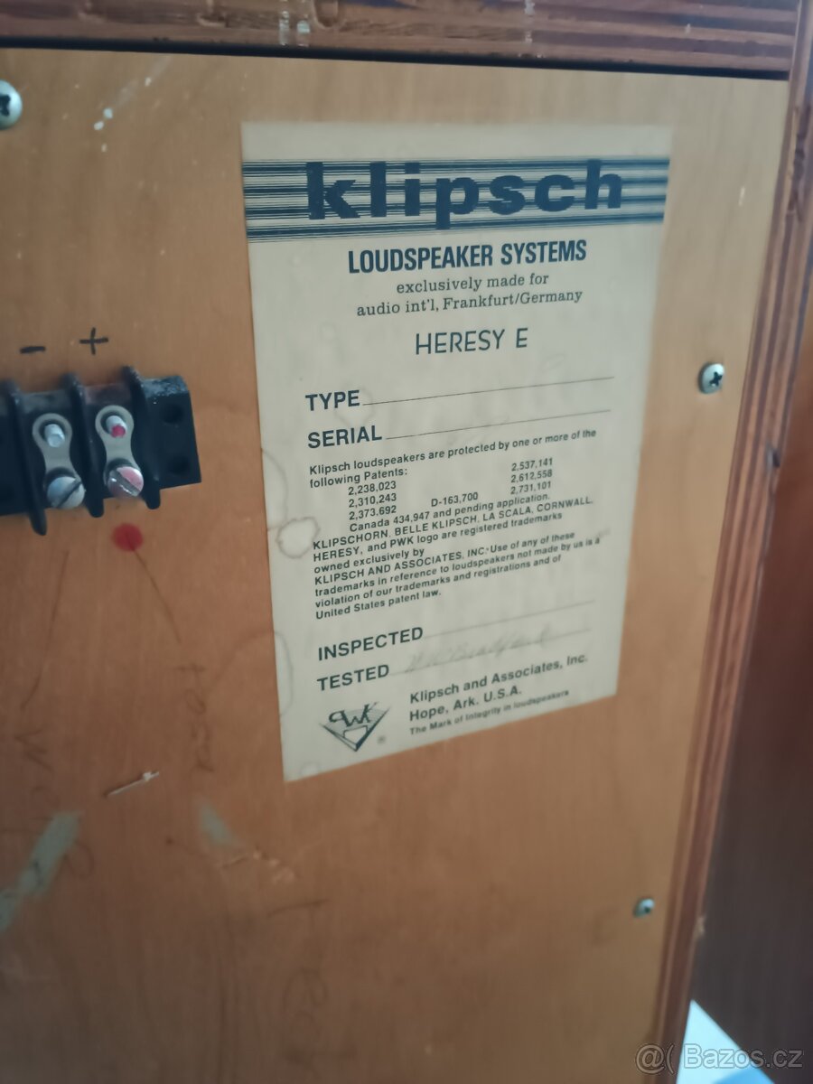 Klipsch Heresy E - 2