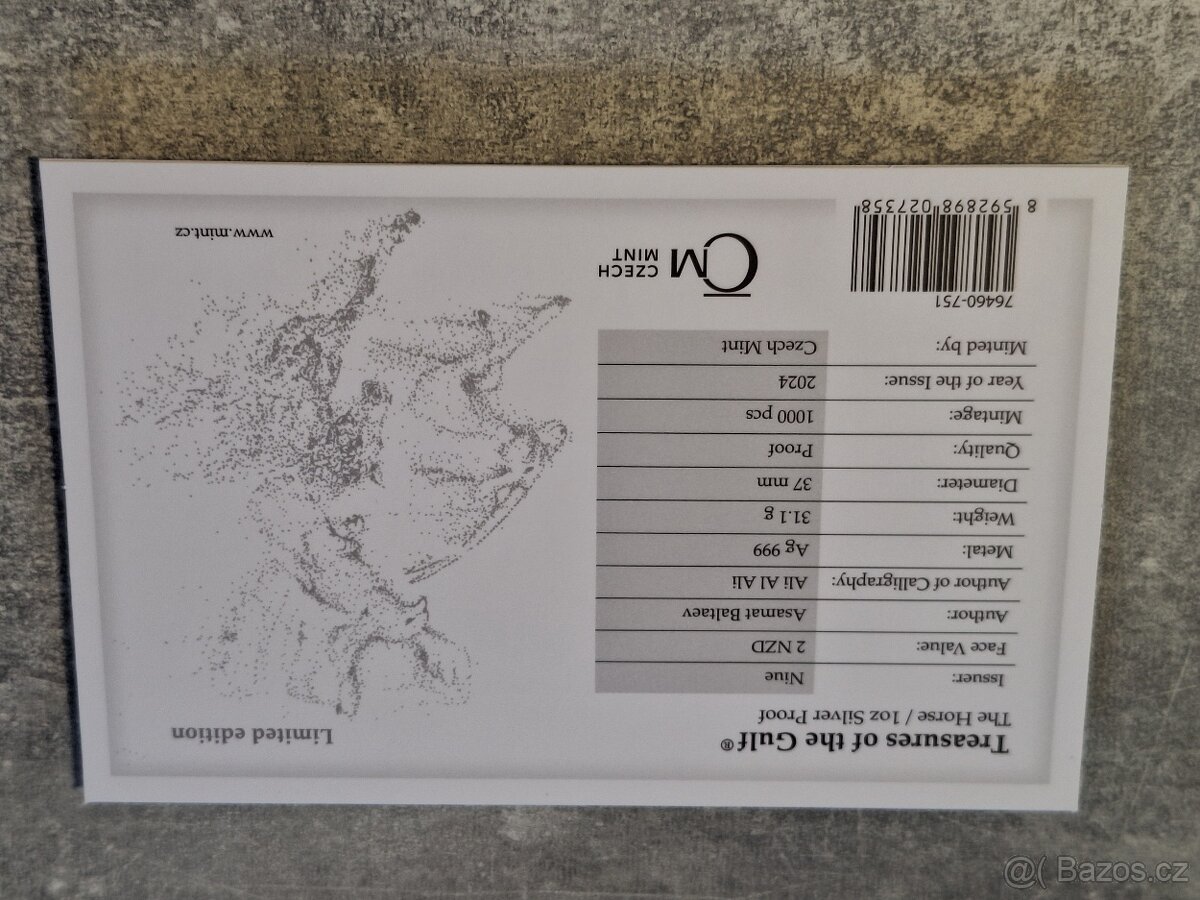 Stříbrná uncová investiční mince Treasures of the Gulf - The - 2