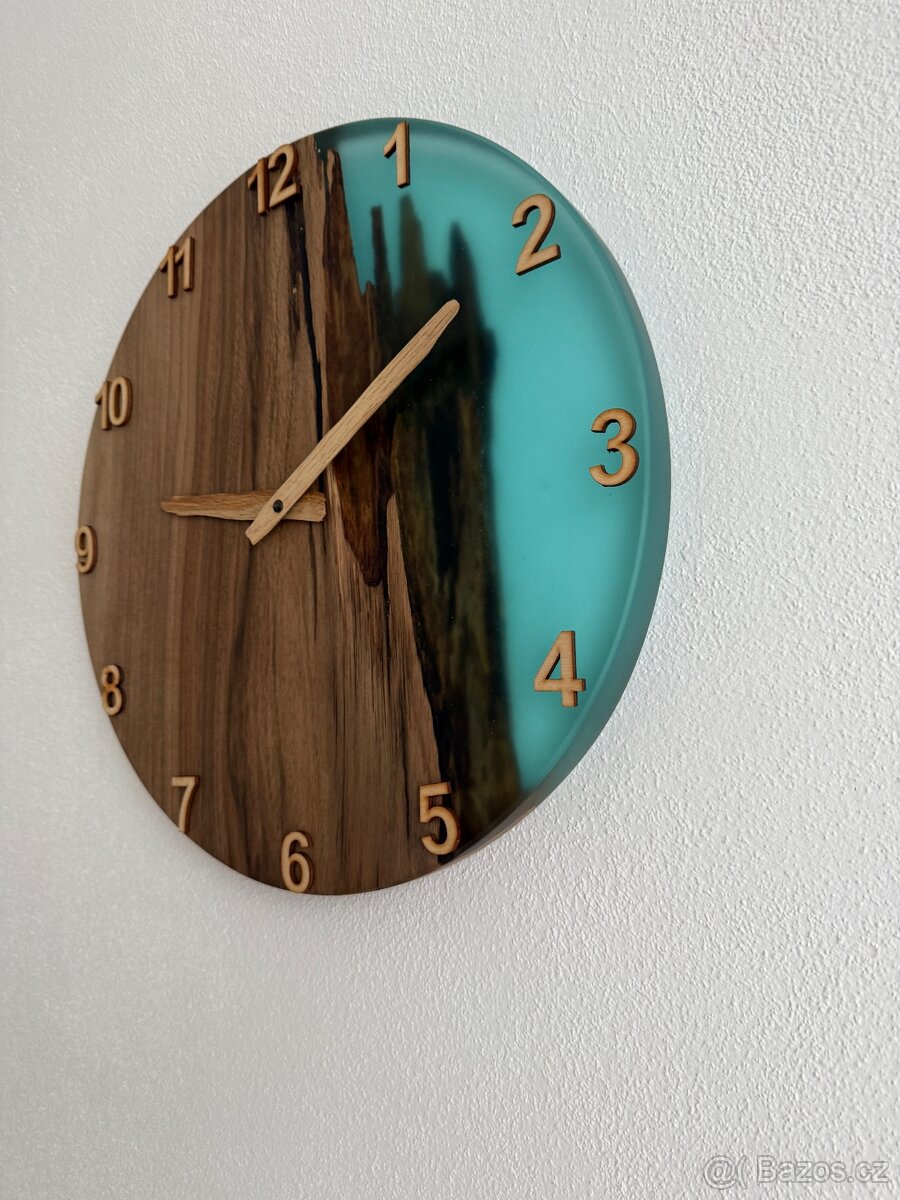 Epoxidove drevene hodiny 27 - 2