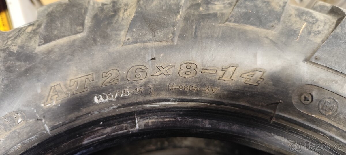 Pneu 14 can am Polaris cf moto atd - 2