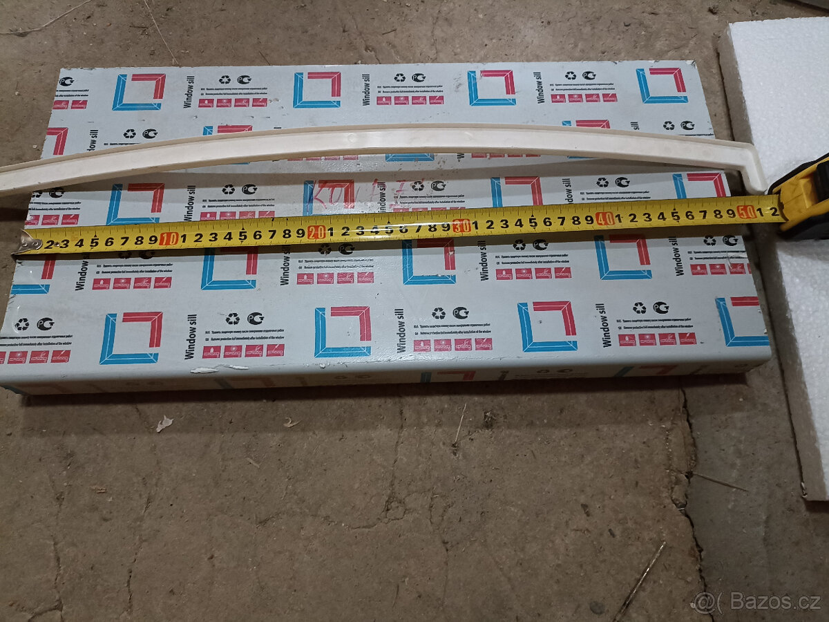 Parapet vnitřní bílý nerozbalený 15 x 145 - 2