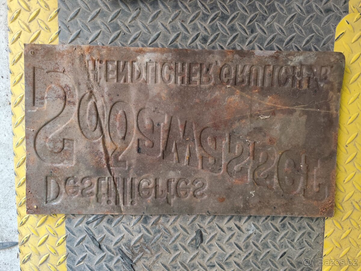 Prodám vyobrazenou smaltovanou ceduli - 2