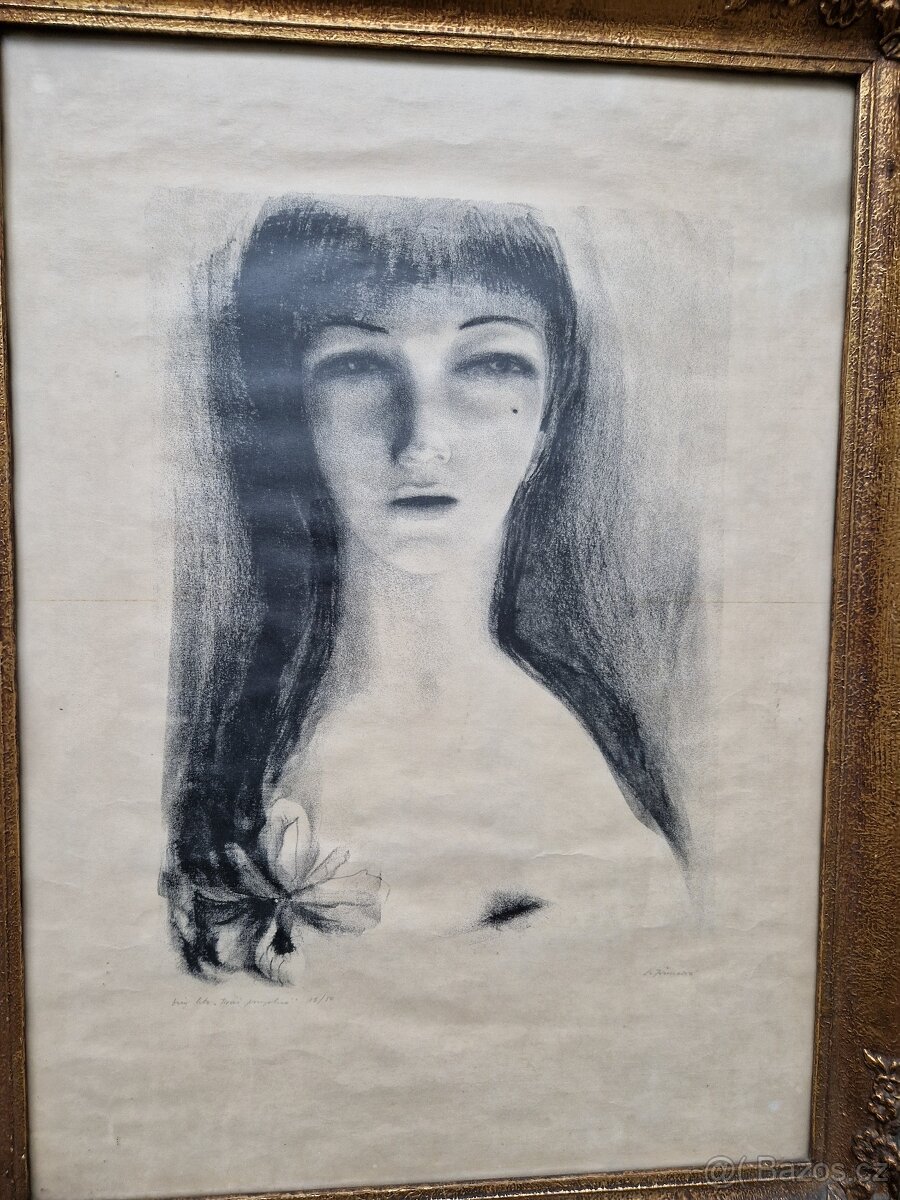 Obraz Tvář smyslná od Ludmila Jiřincová (1912 – 1994) - 2
