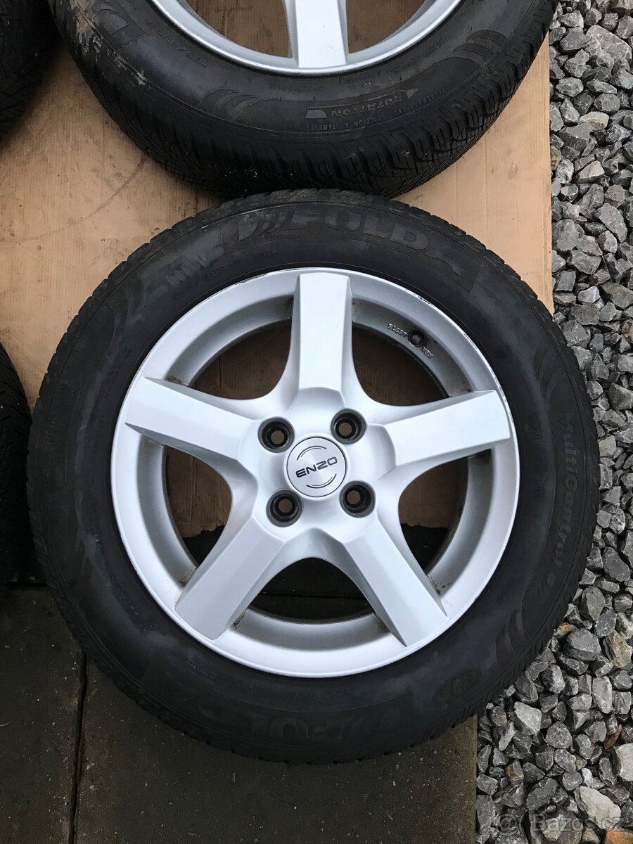 Enzo 6,5Jx15 ET25 4x108+Fulda 185/65R15 - 2