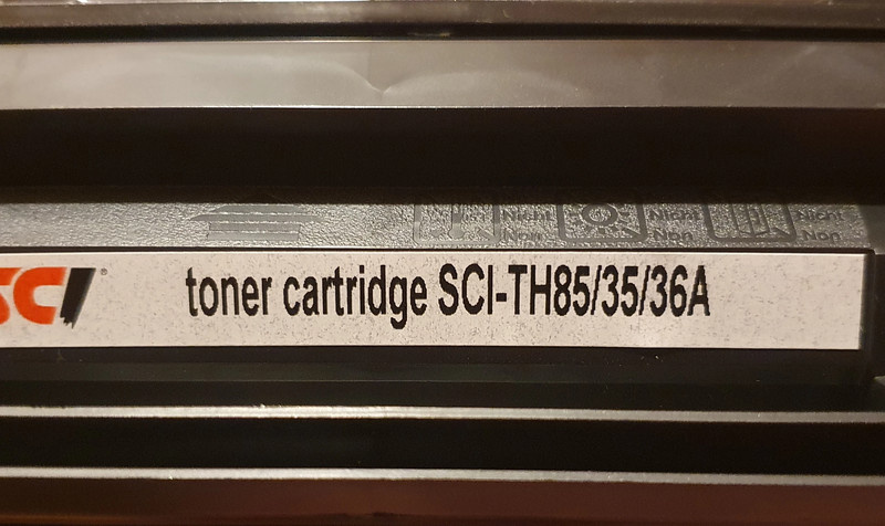 NOVÝ: 2x toner SCI TH85/35/36A - 2