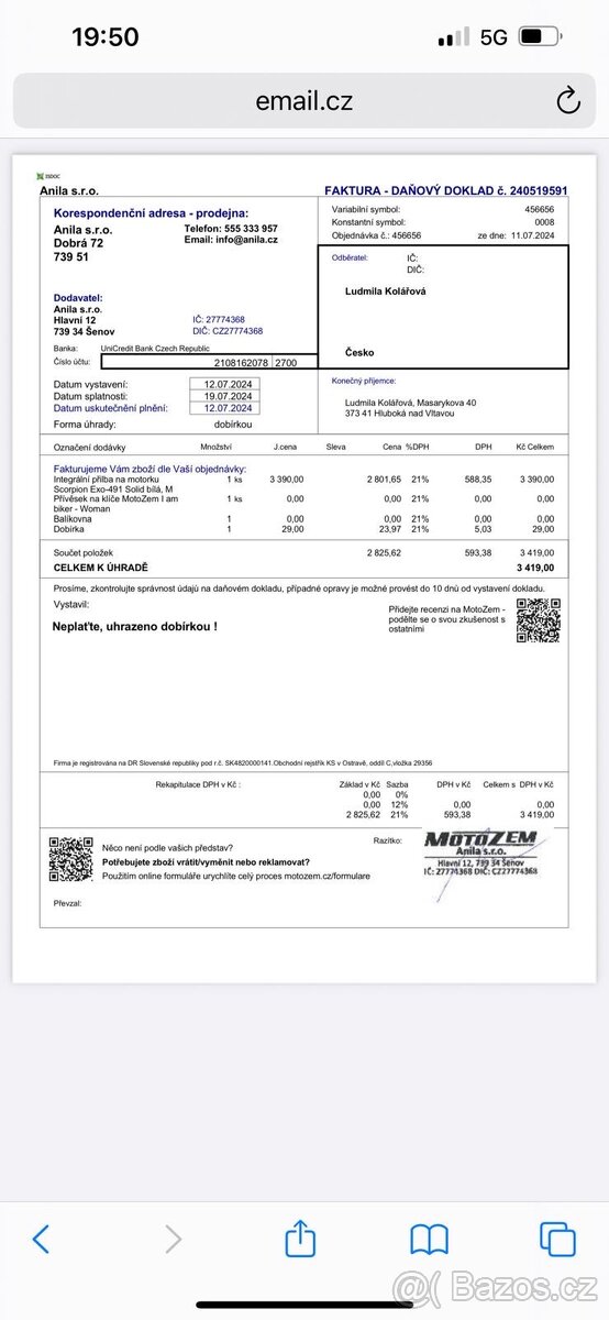 Dámská helma velikost M - 2