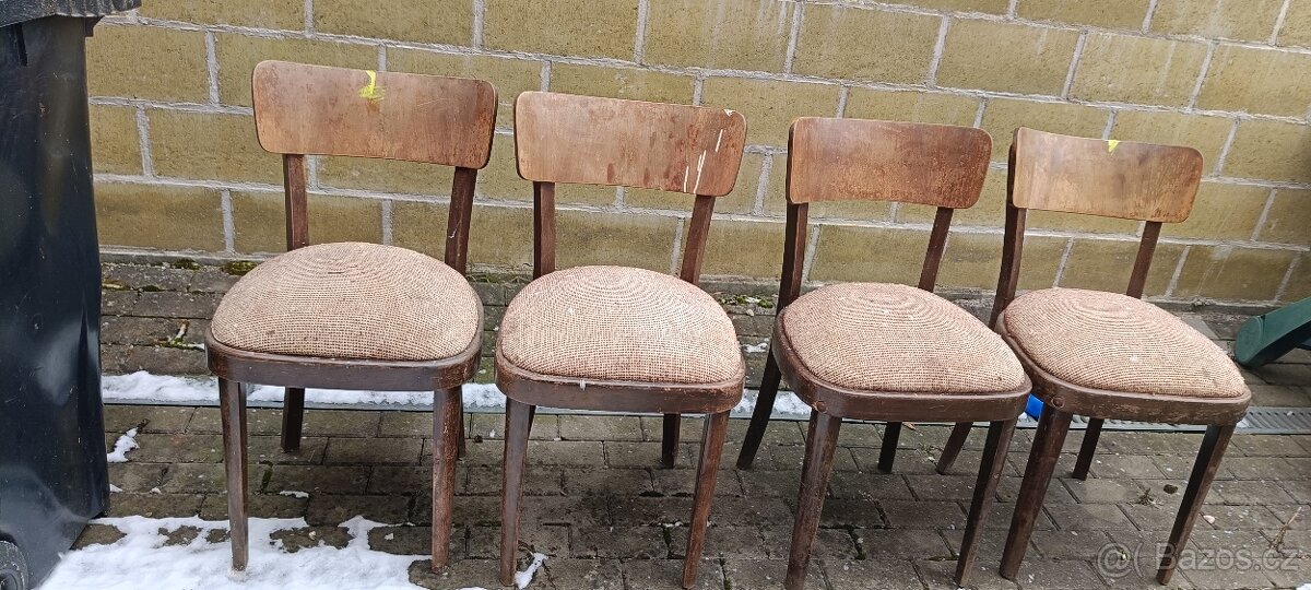 Židle thonet 4ks - 2