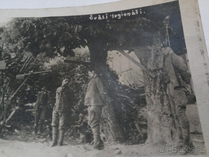 Poprava - pohlednice - "Čeští legionáři" - 2