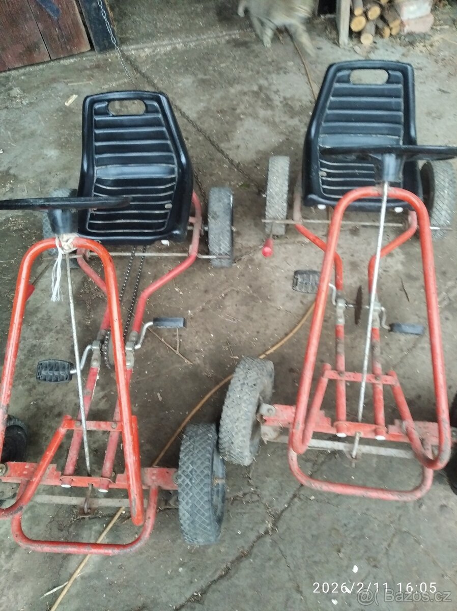 Šlapací motokára - 2