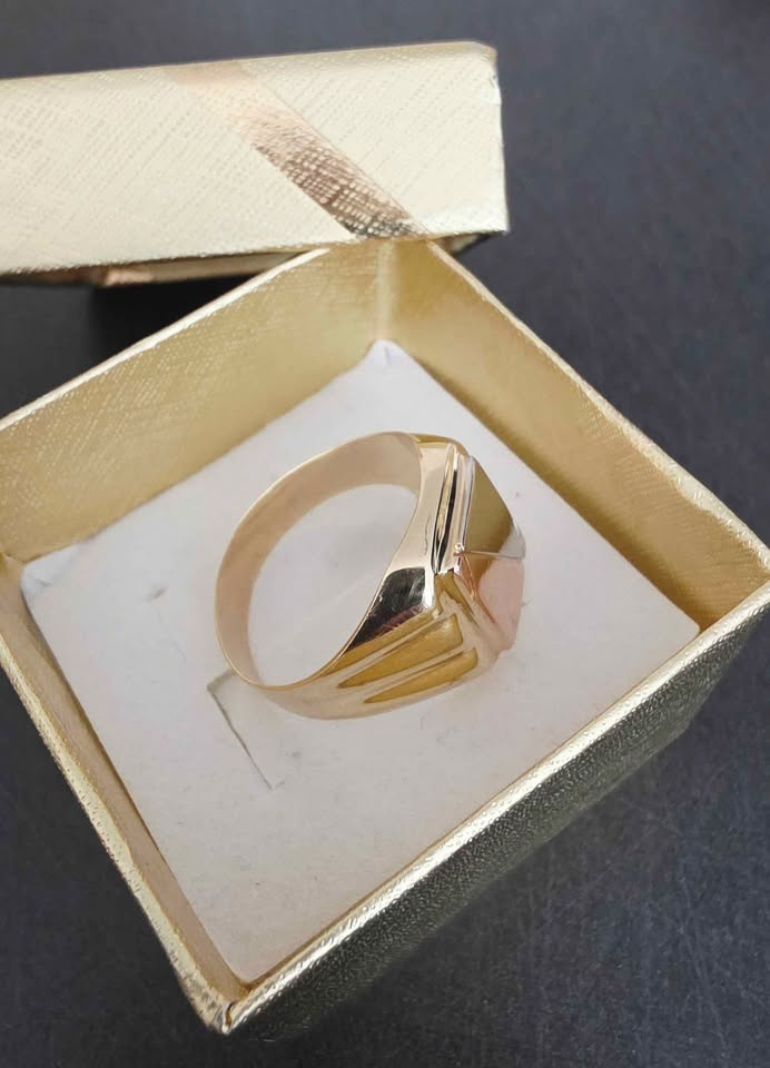 Zlatý prsten 14k - 2