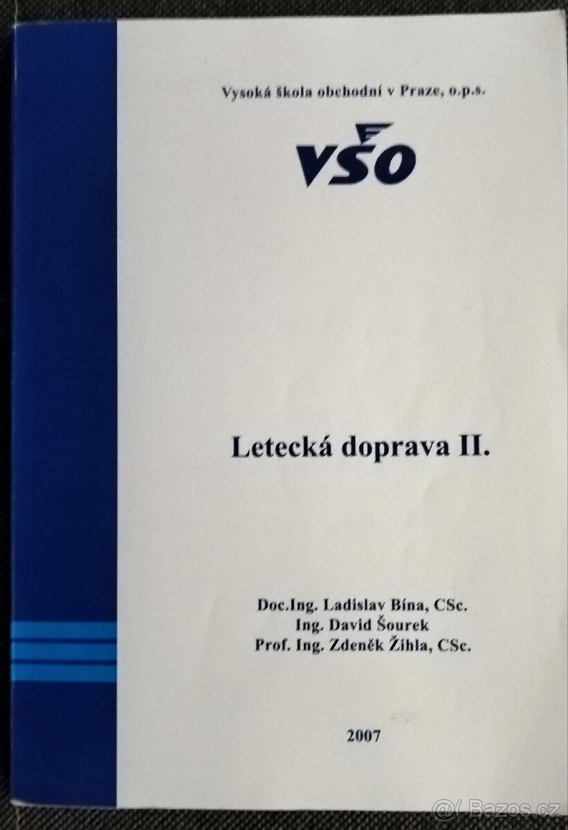 Knihy, skripta, učebnice, letecká doprava - 2