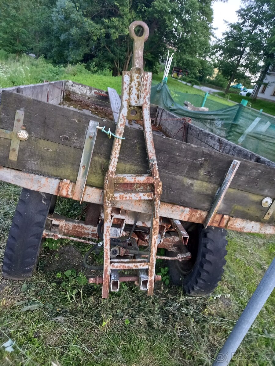 Vlek za traktor, vyklápěcí - 2