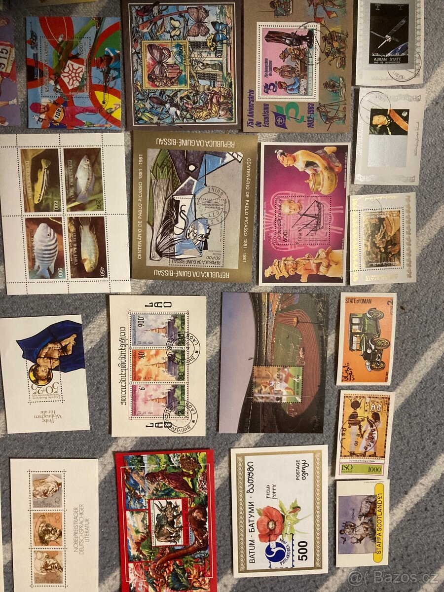 Známky, aršíky - 2